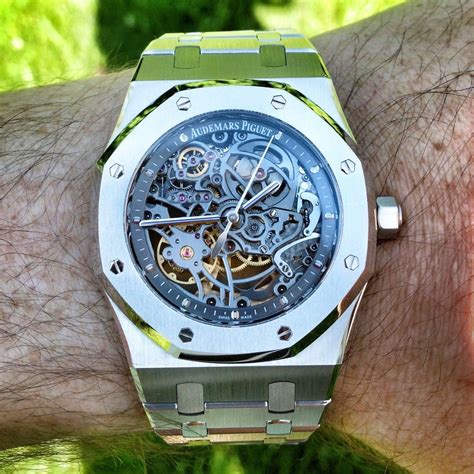 audemars piguet skelettierte taschenuhr|Audemars Piguet 15305.